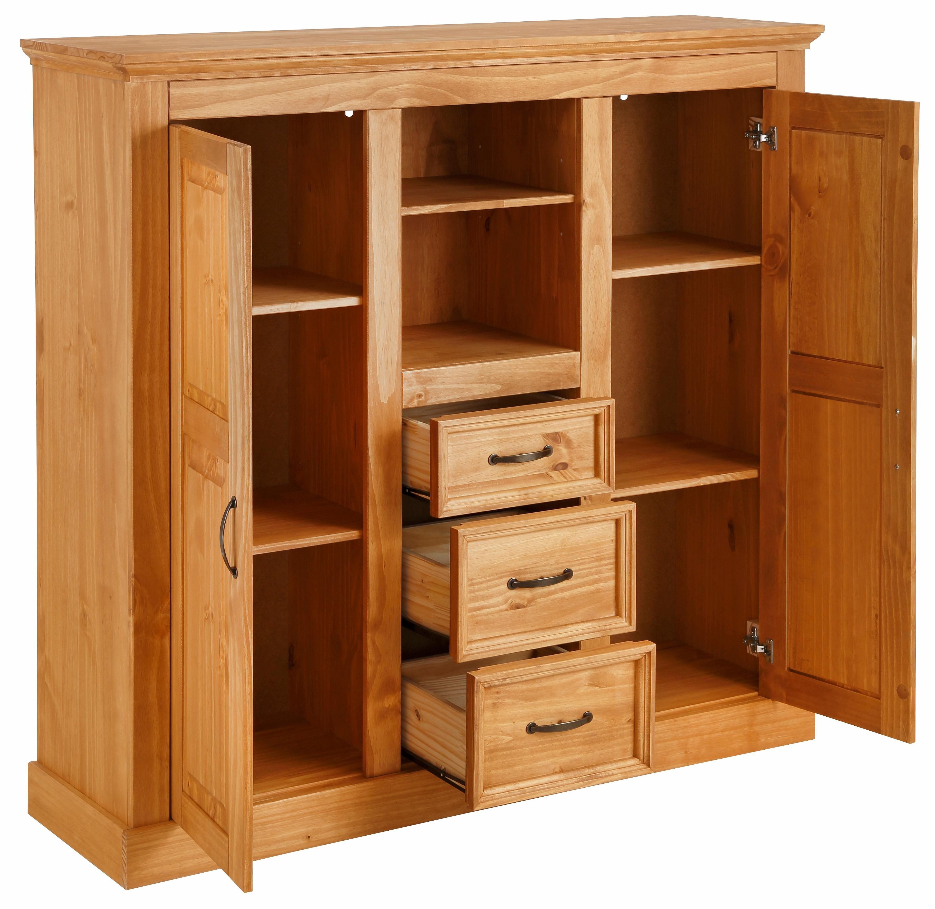 Home affaire Highboard Selma, Breite 130 cm