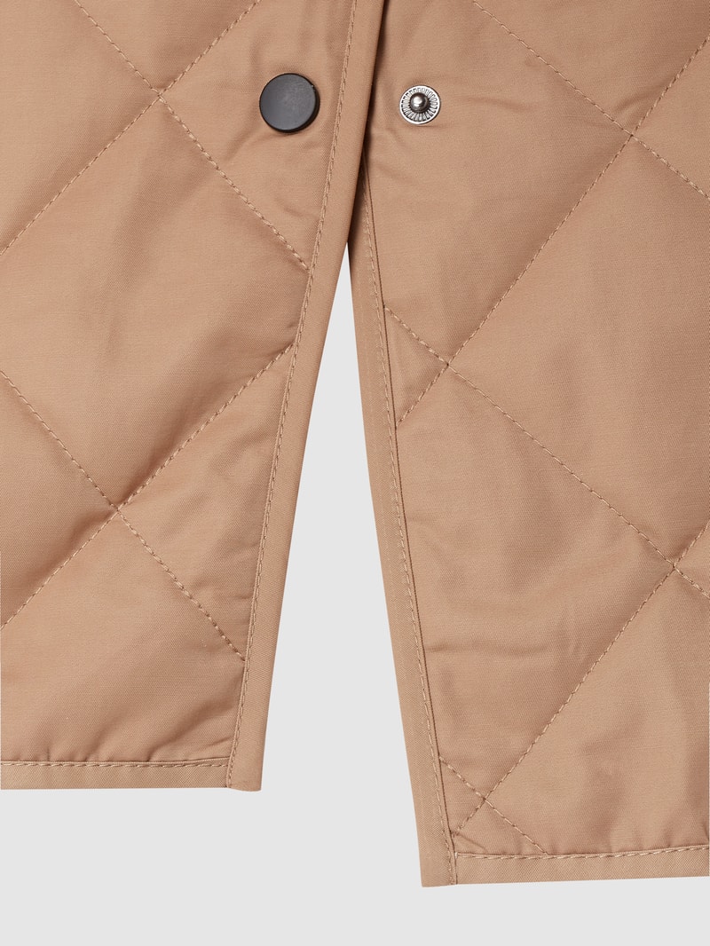 Steppweste mit Kapuze Modell 'Wiminia' in beige