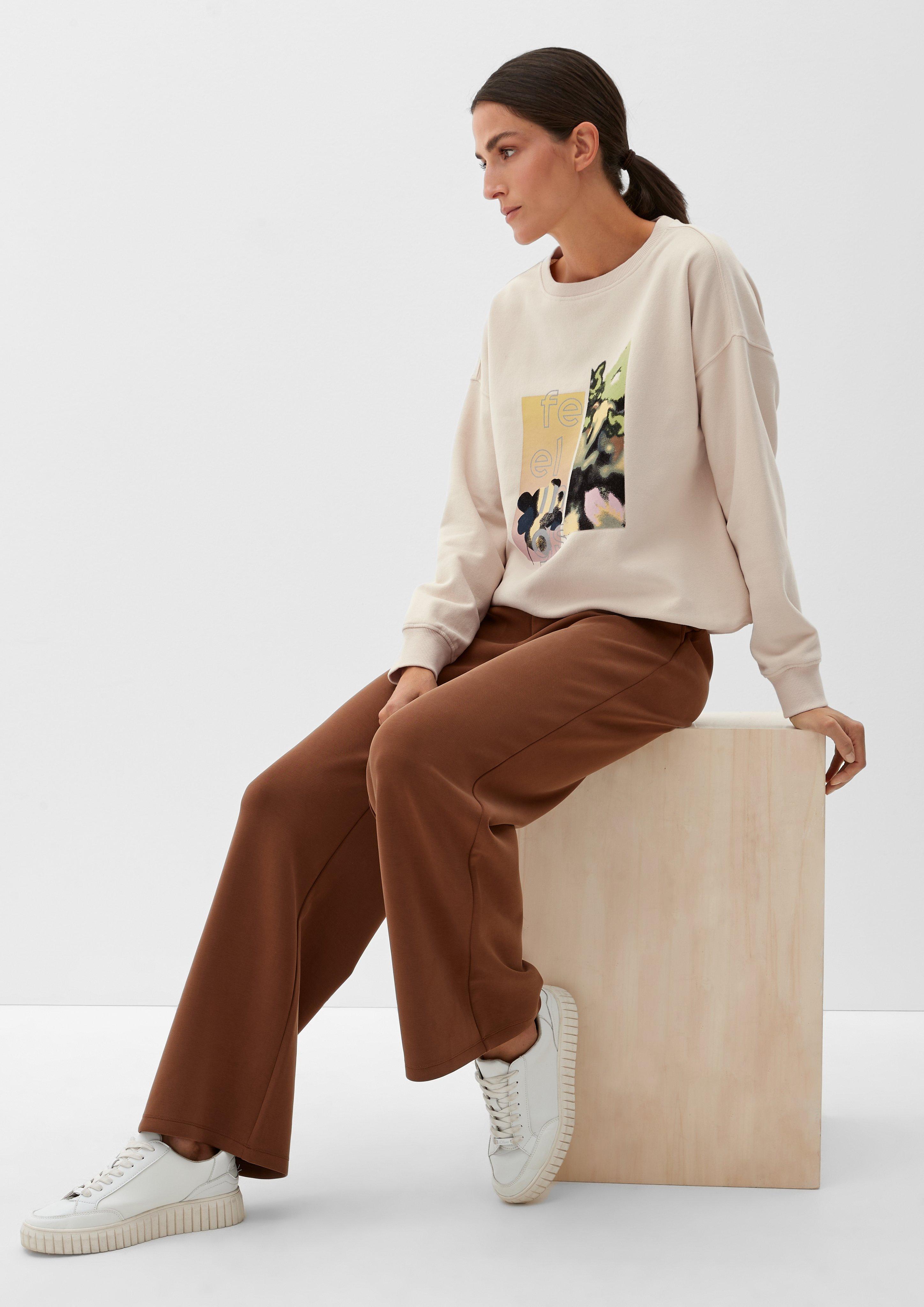 Sweatshirt mit Frontprint  2122551-81D0
