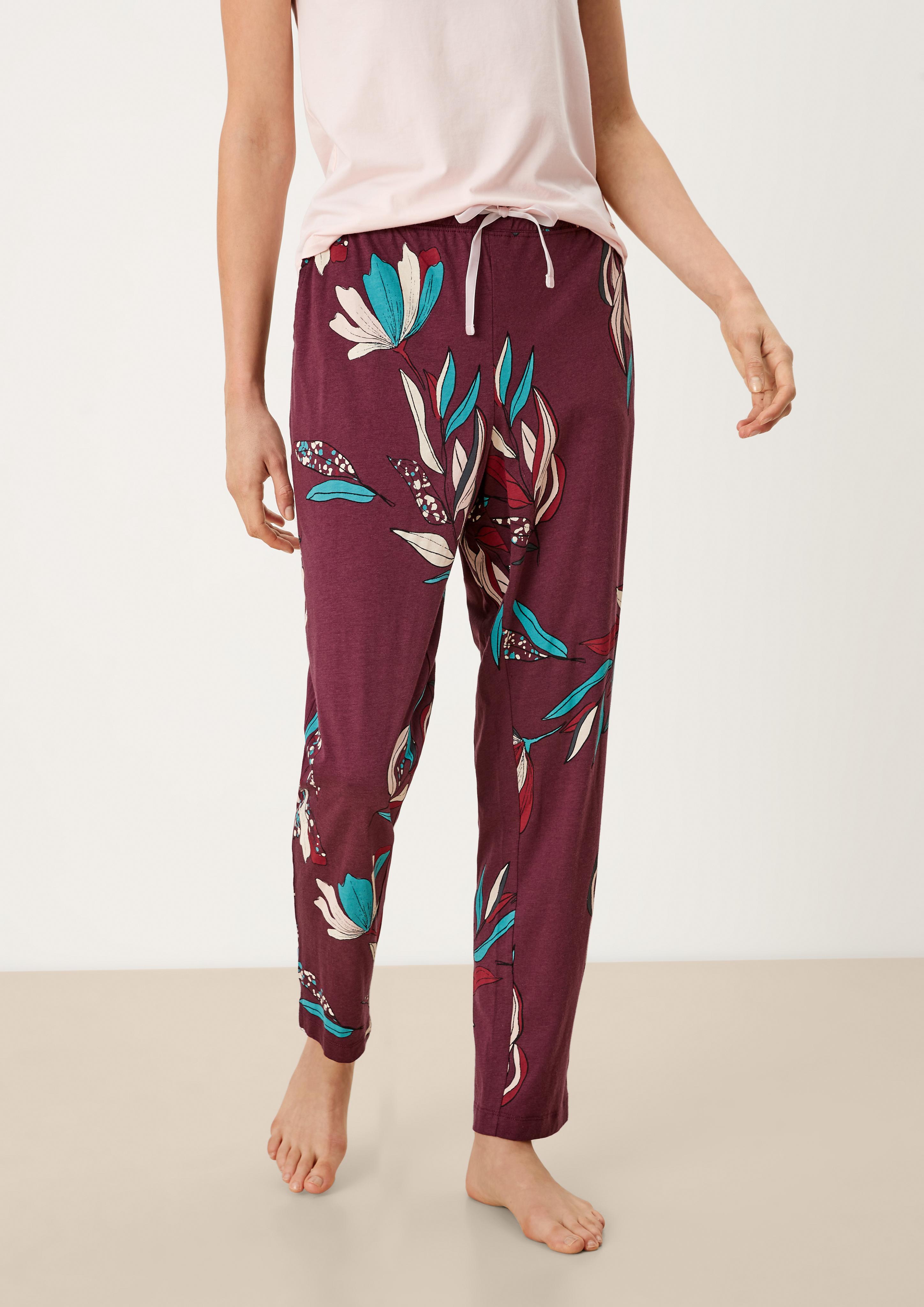 Lange Pyjamahose aus Viskose  6006511-46A1