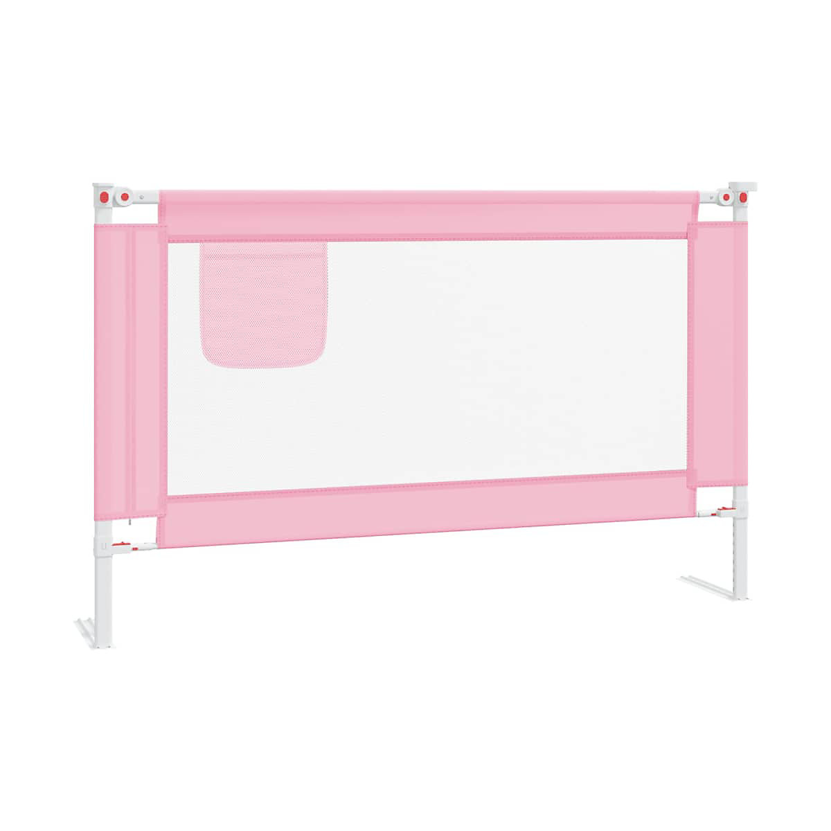 Kleinkind-Bettschutzgitter Rosa 120x25 cm Stoff