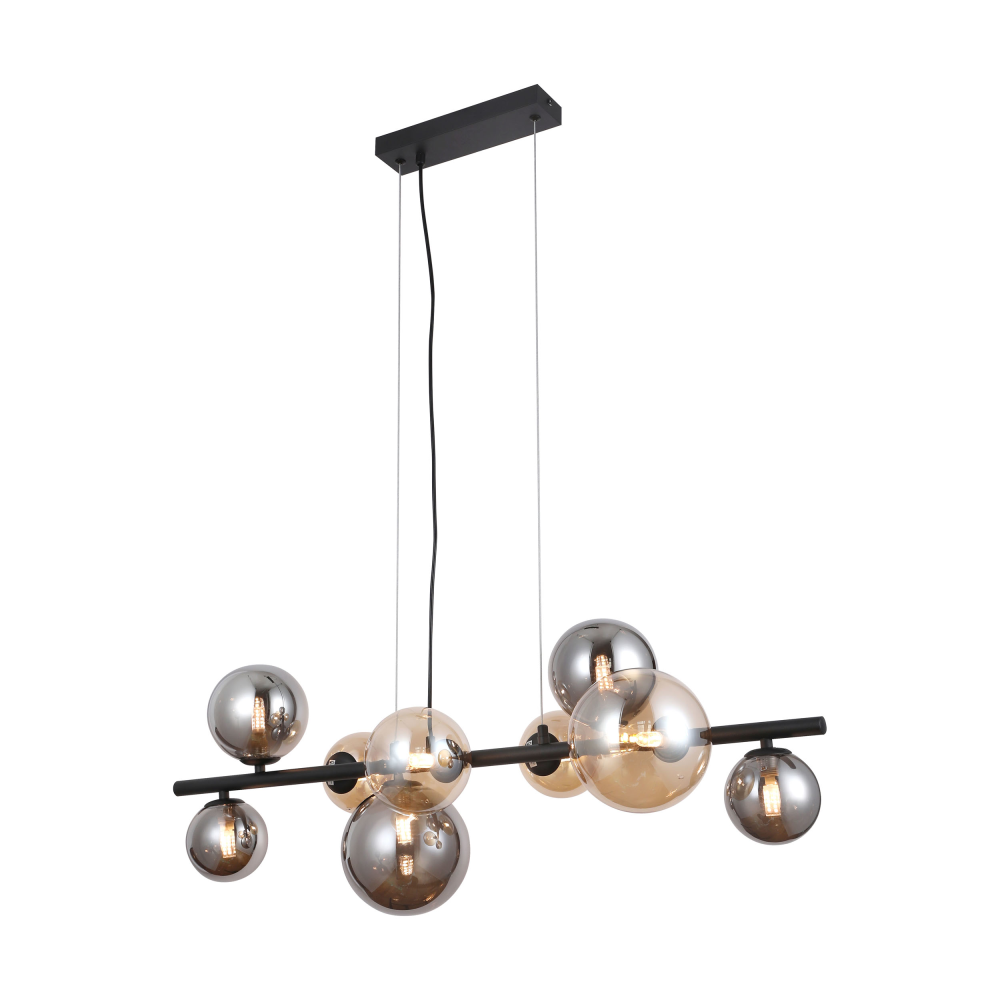 Pendelleuchte Esfera Metall schwarz