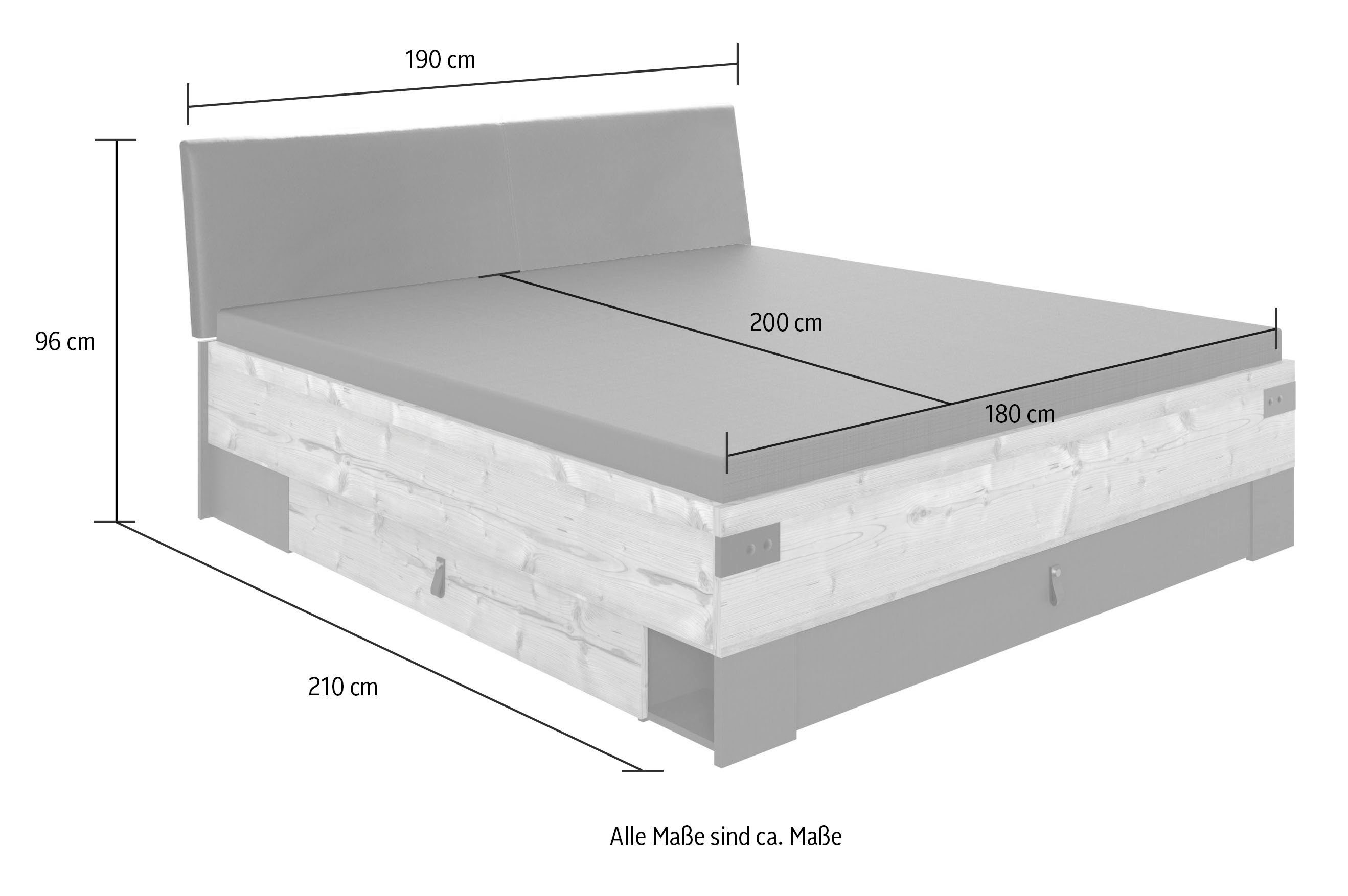 Wimex Schlafzimmer-Set Stockholm, (Set), 6-teilig