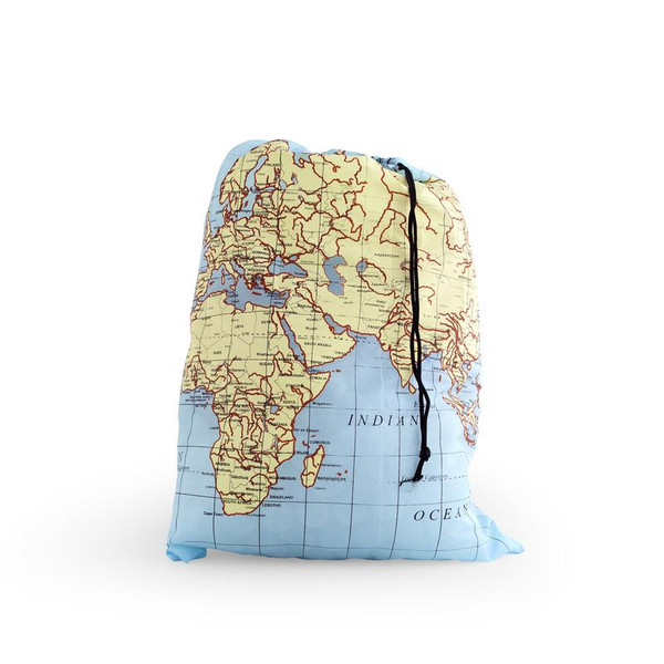 TRAVEL LAUNDRY BAG MAPS - Packbeutel