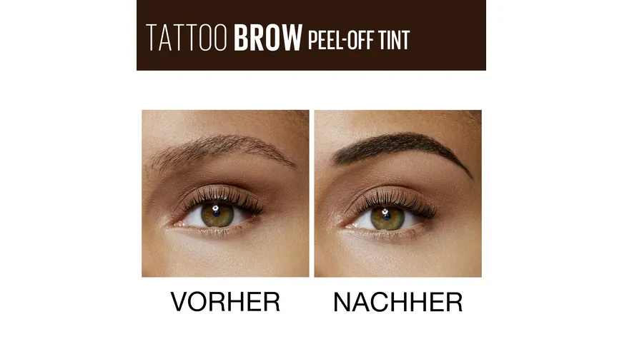 MAYBELLINE NEW YORK Augenbrauenstift Tattoo Brow Gel Tint 35 - Black