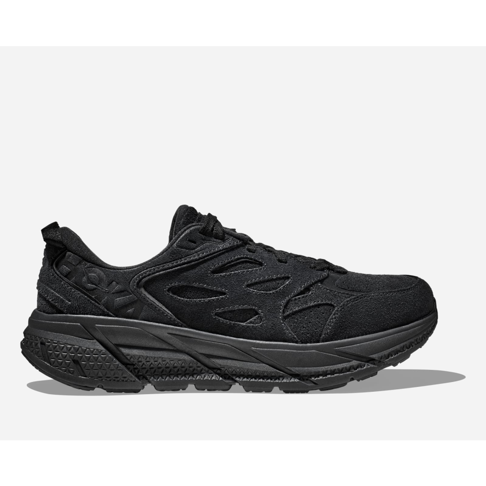 Hoka Clifton L Suede 1122571-BBLC / schwarz