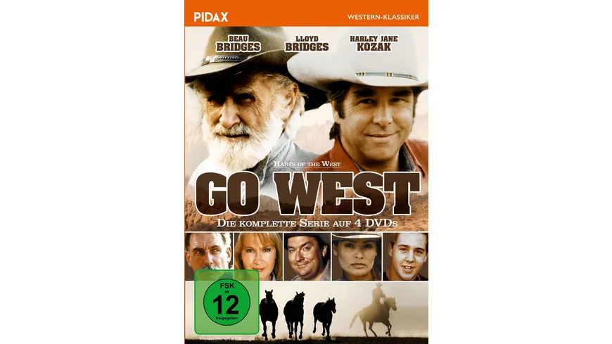 Go West (Harts of the West) / Die komplette Westernserie mit Starbesetzung (Pidax Western-Klassiker)  [4 DVDs]