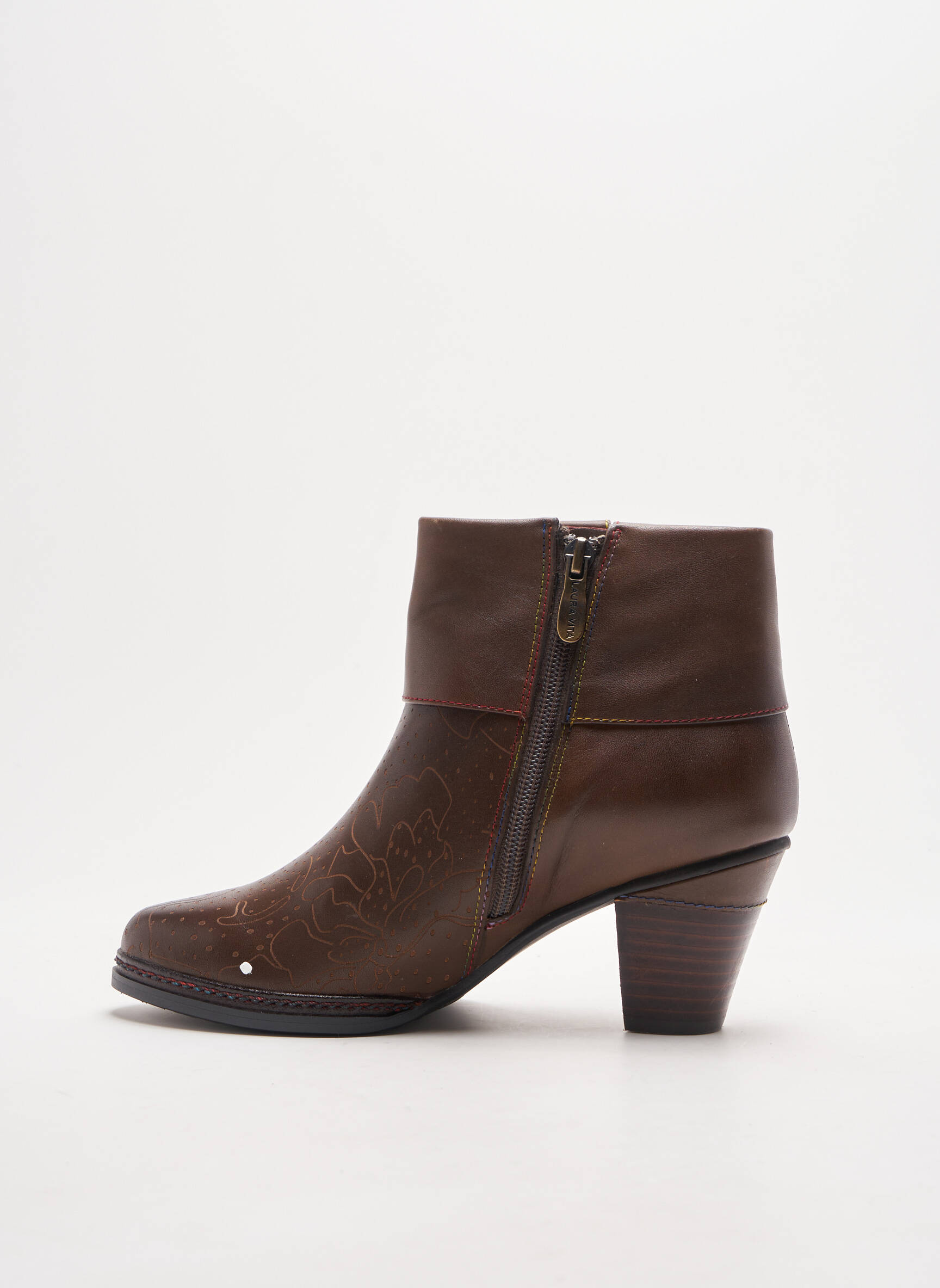 Laura Vita Bottines Femme couleur marron