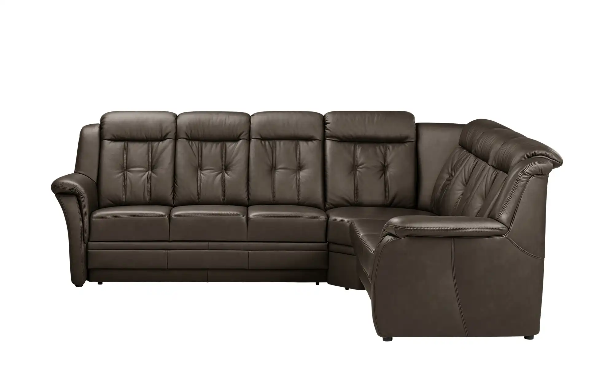 Polstermöbel Oelsa Komfort-Ecksofa aus Leder Andorra