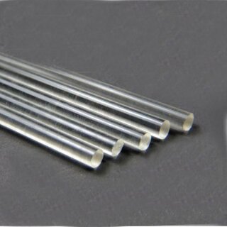 Runde Acryl Stäbe Transparent 5 mm (5)