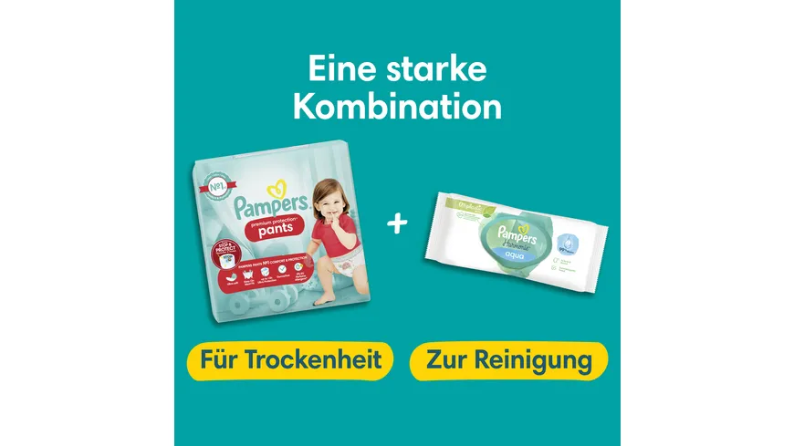 Pampers Premium Protection Pants Windeln Gr. 6 15+kg Monatsbox