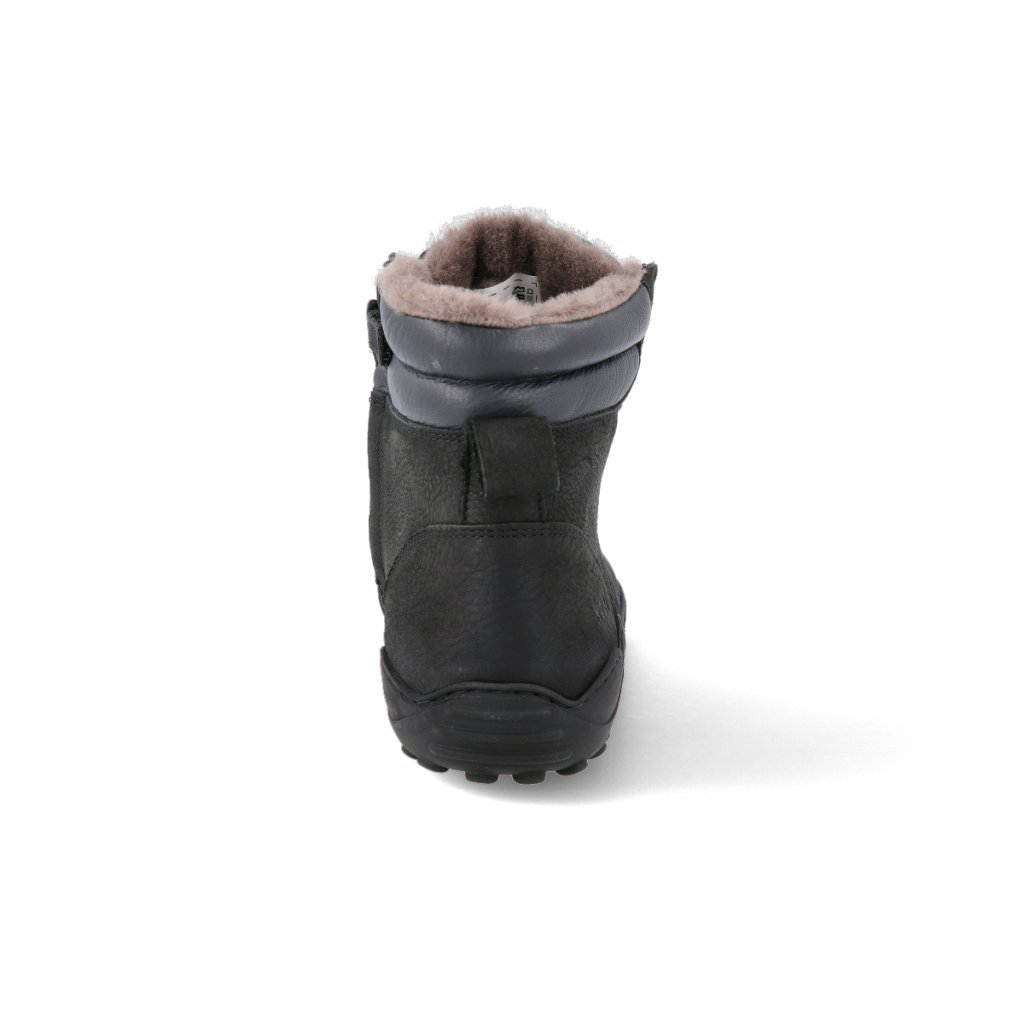 Koel4kids Luka Hydro Lambswool Black 05L004.237-000 Winterbarfußstiefeletten