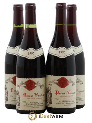 Pernand-Vergelesses Domaine Jeanniard Boudier 1995 - Lot de 4 Bouteilles