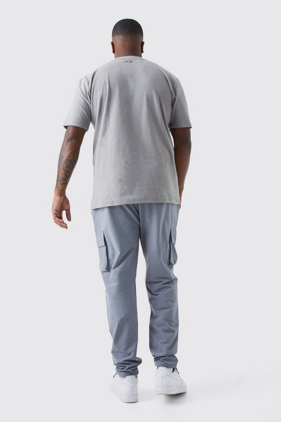 Plus elastische leichte Stretch Skinny Cargo-Hose
