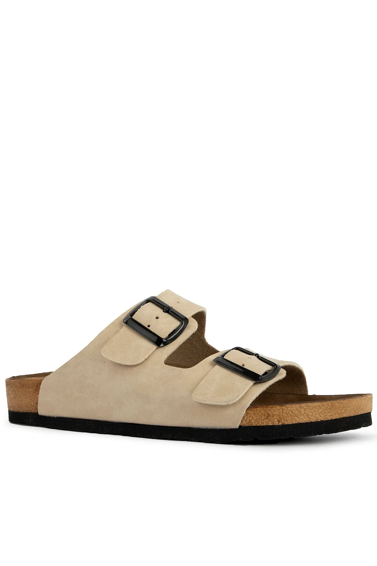 Slazenger  Beige Nubuk-Hausschuhe für Herren