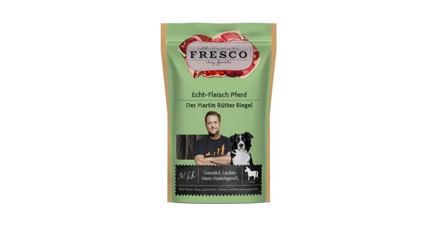 FRESCO Martin Rütter Hundesnack Riegel Echt-Fleisch Pferd 100 g