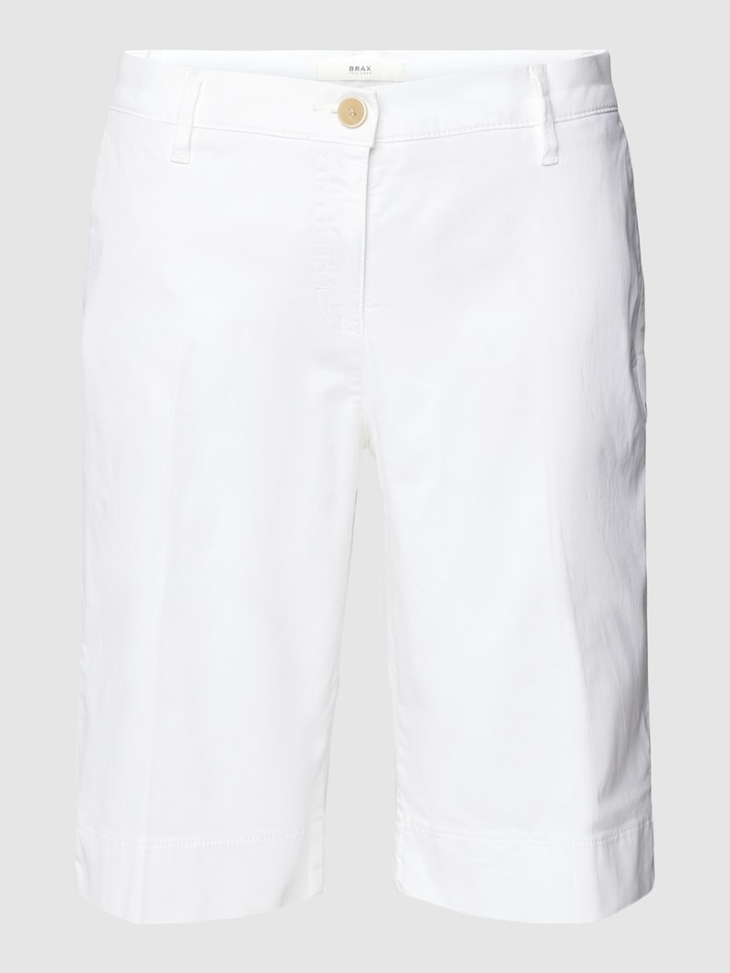 Chino-Shorts mit Eingrifftaschen Modell 'MIA' in weiß