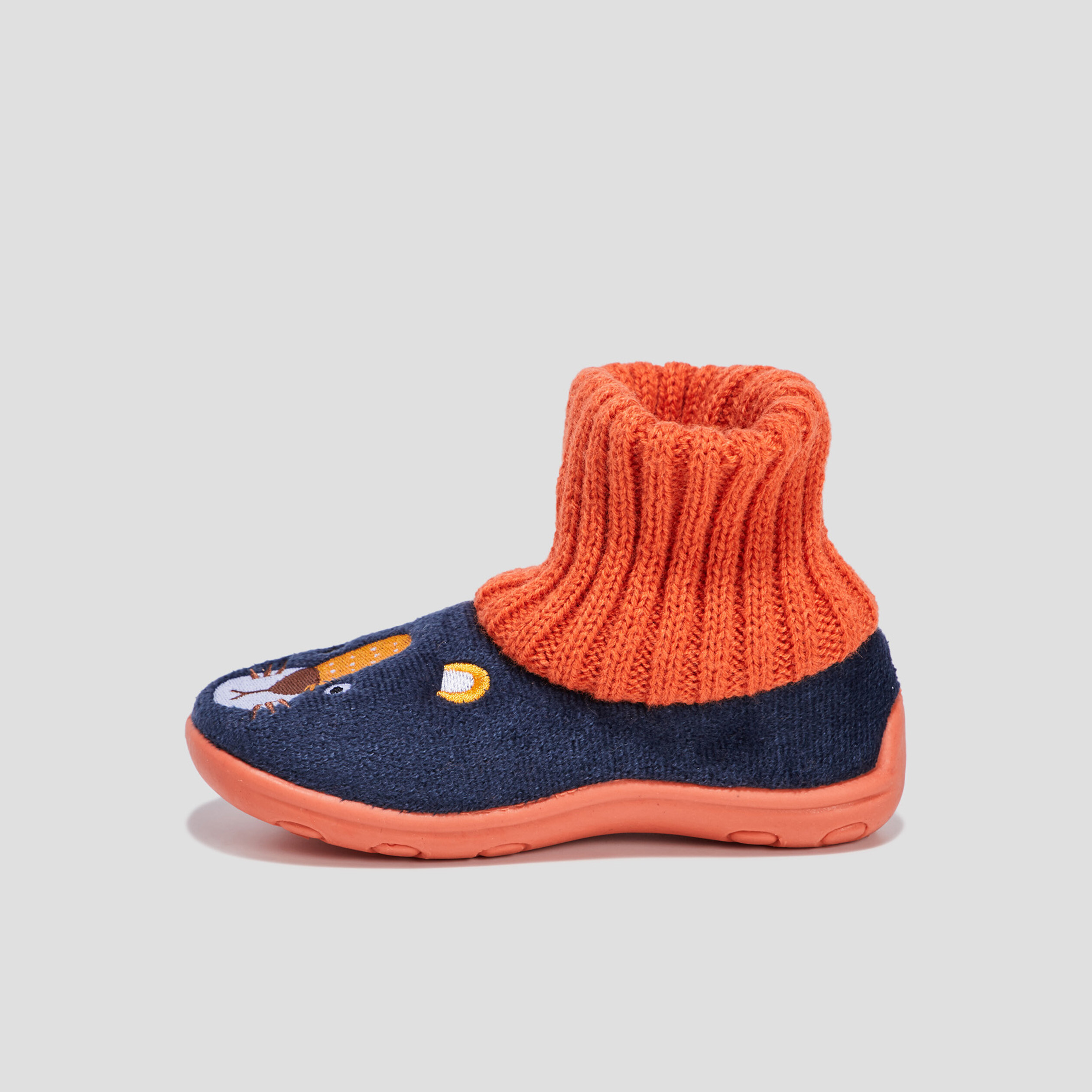 Chaussons chaussettes bleu marine garçon | La Halle