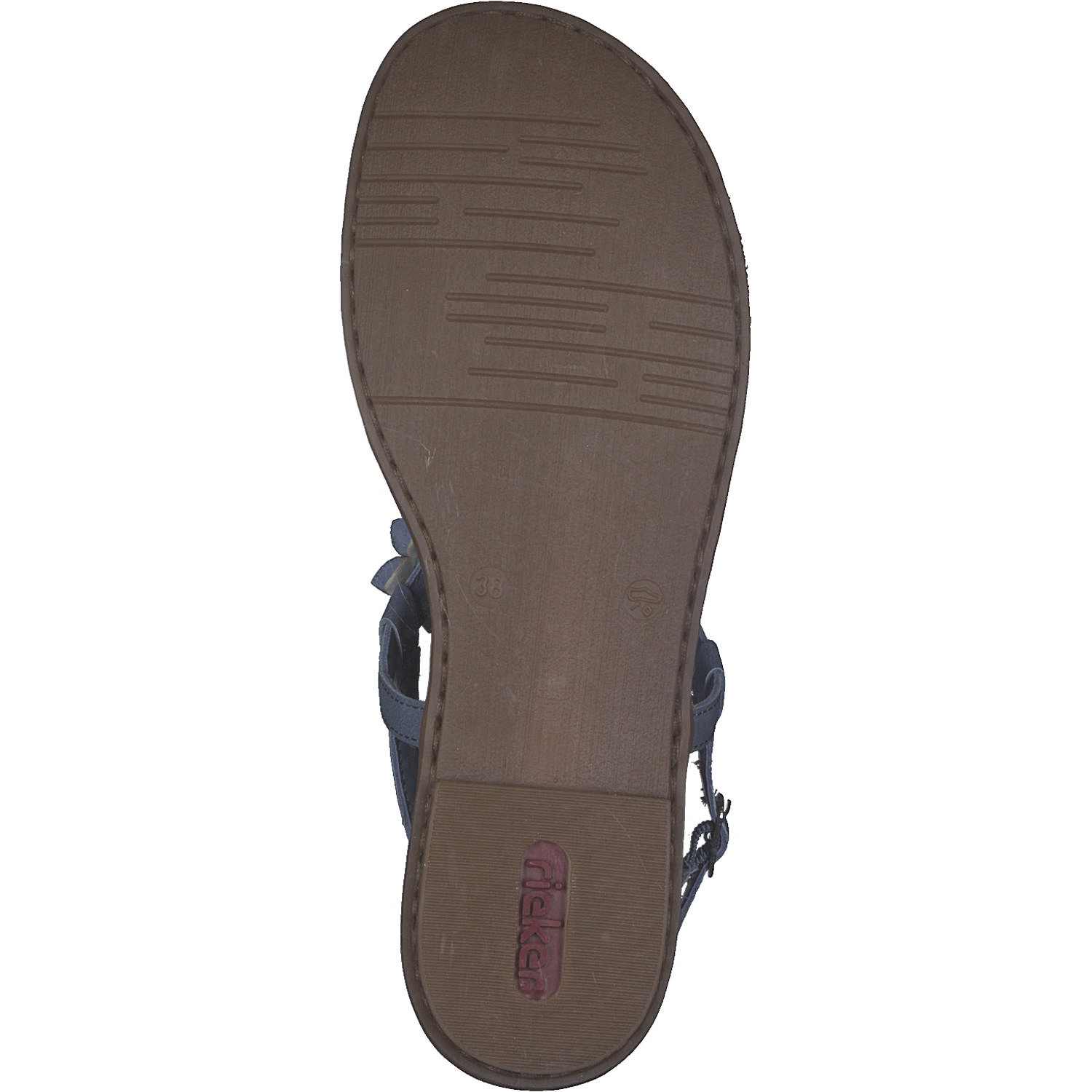 Rieker 64257, Sandalen, Damen, Blau