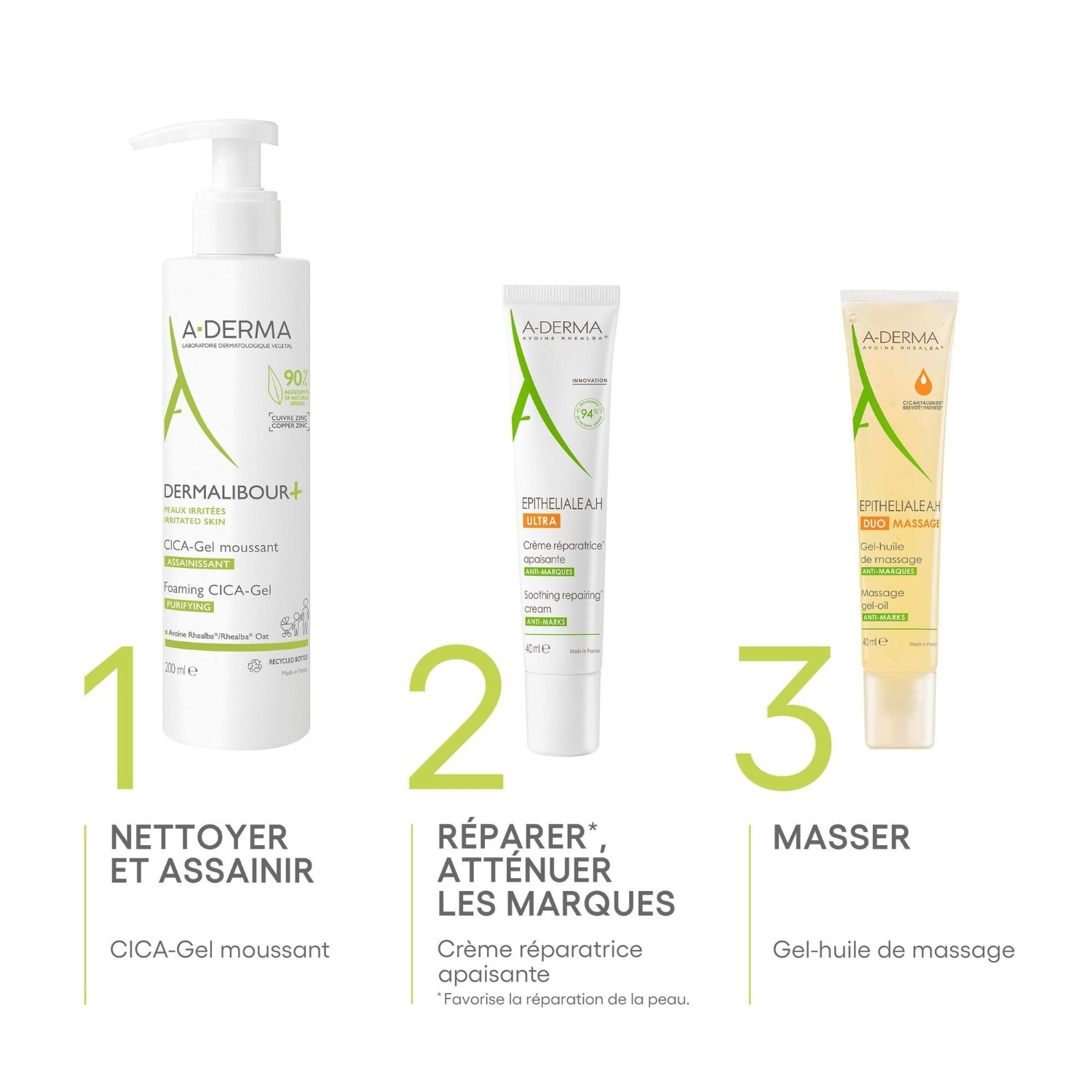 A-DERMA Nyugtató Regeneráló Krém a Foltok Ellen