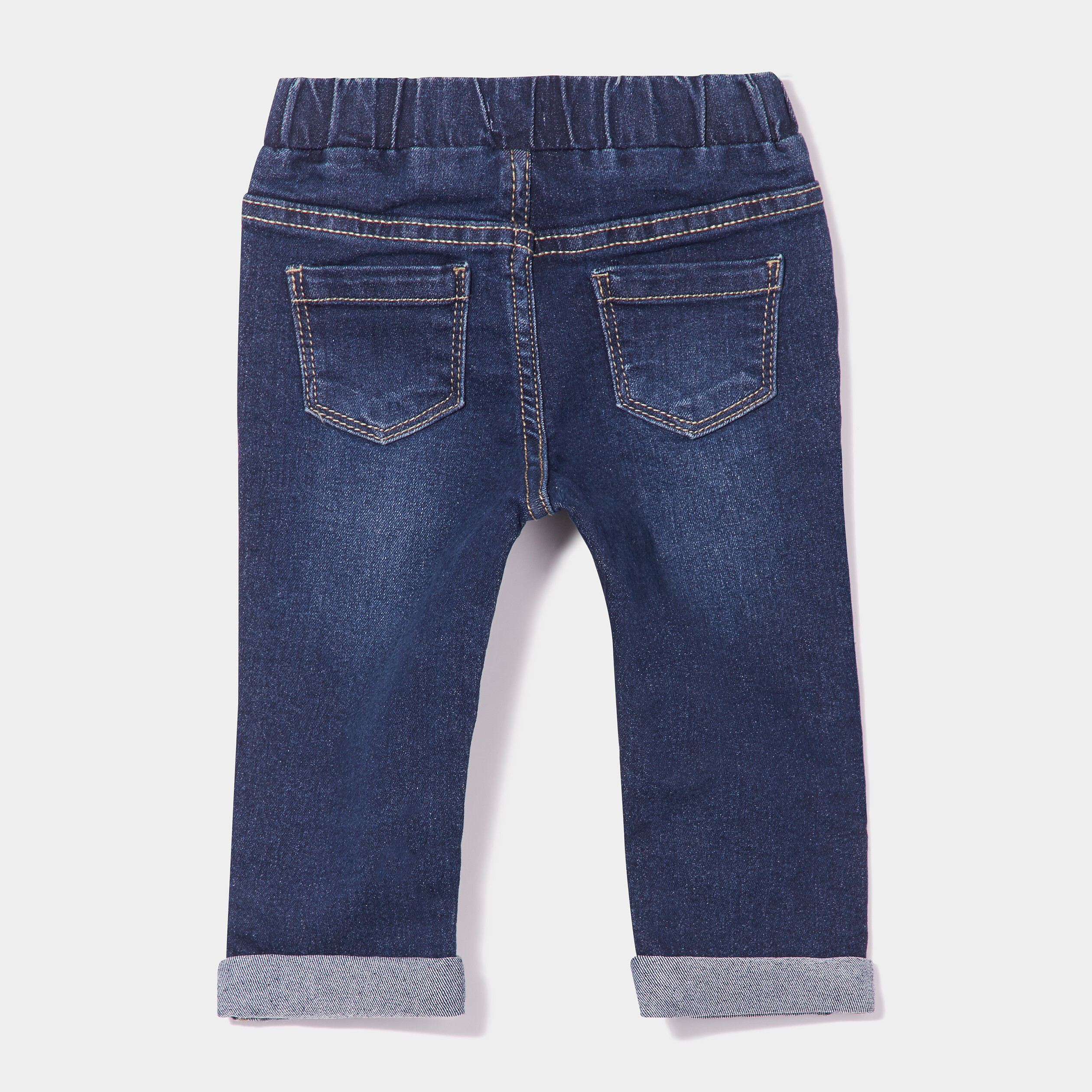 Jeans regular taille élastiquée denim brut bébé garçon | La Halle