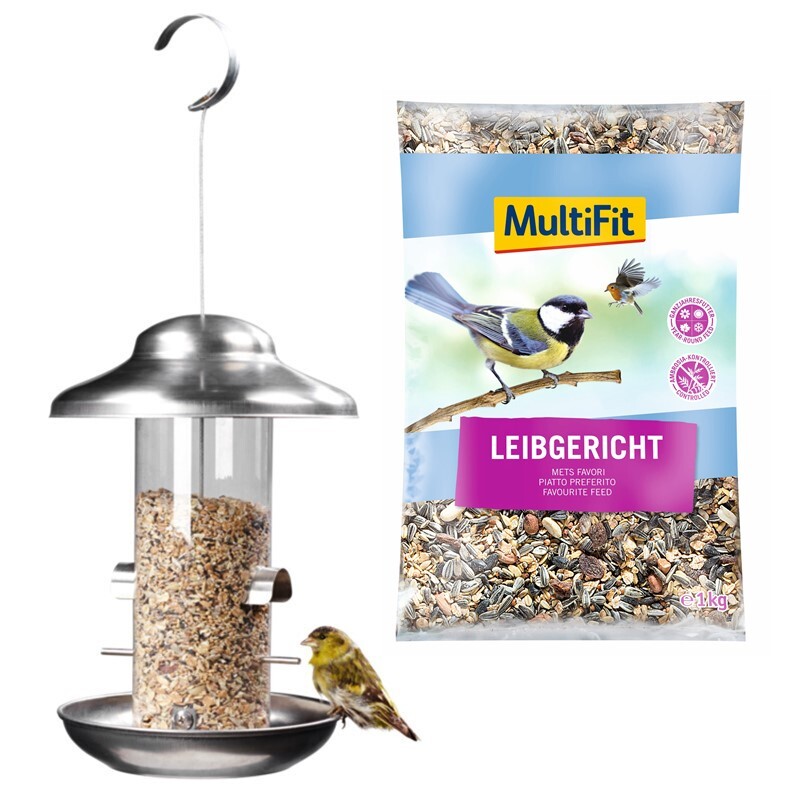AniOne Wildvogelfutter AniOne Futtersäule mit MultiFit Leibgericht 5kg