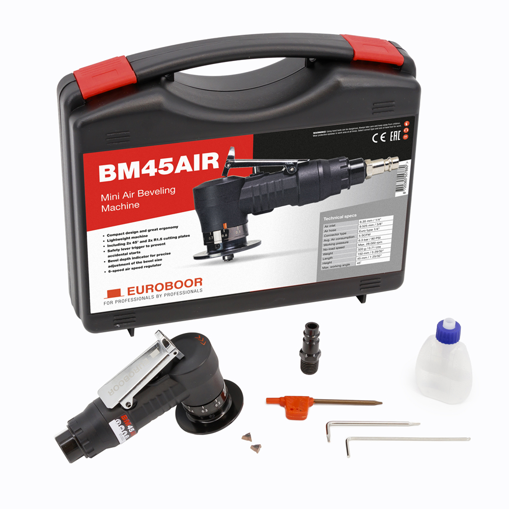 Euroboor 30512020001004 BM45AIR Pneumatisk kantfräsmaskin