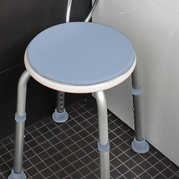 Duschhocker, höhenverstellbar und drehbar