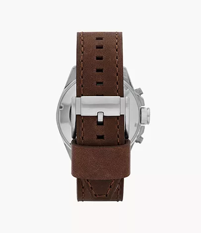 Fossil Uhr Chronograph Decker Leder braun