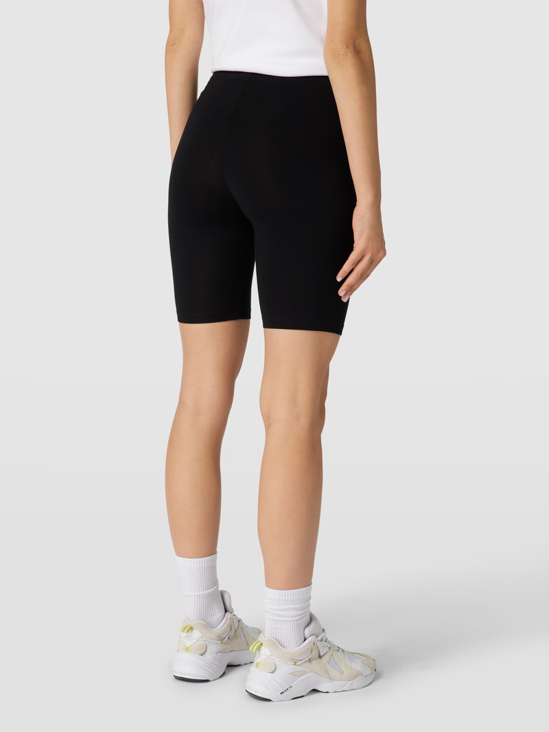 Bermudas mit elastischem Bund Modell 'selma' in schwarz