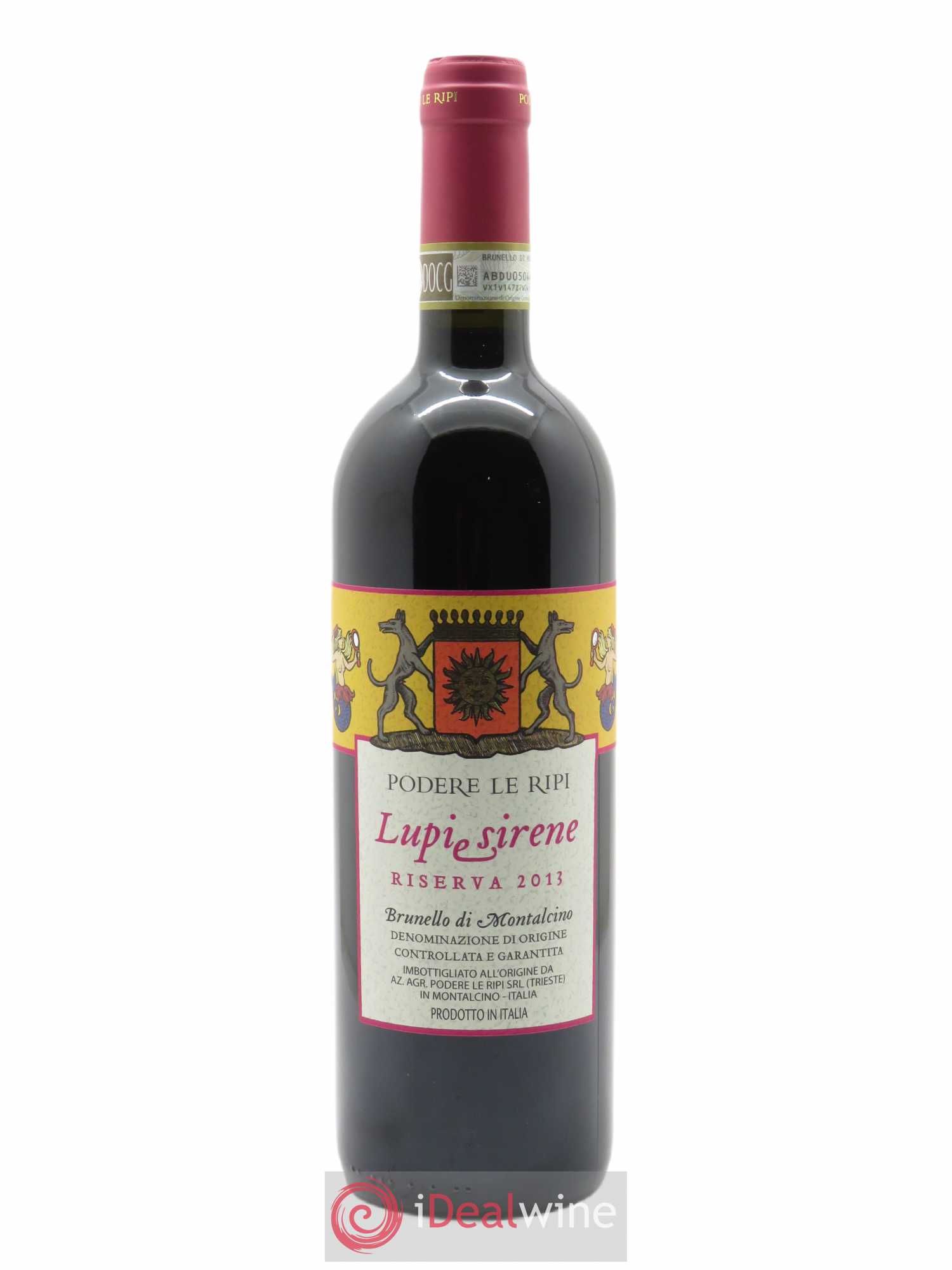 Brunello di Montalcino DOCG Lupi e Sirene Riserva Podere Le Ripi  2013 - Lot de 1 Bouteille