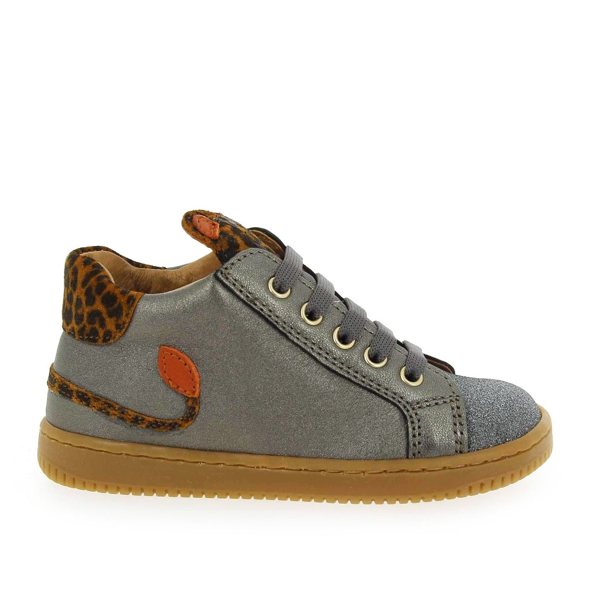 Babybotte  FLEOPARD - gris orange
