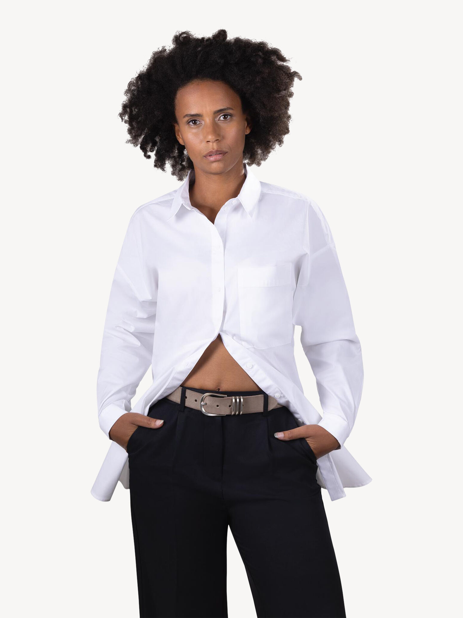 Ceinture en cuir - marron