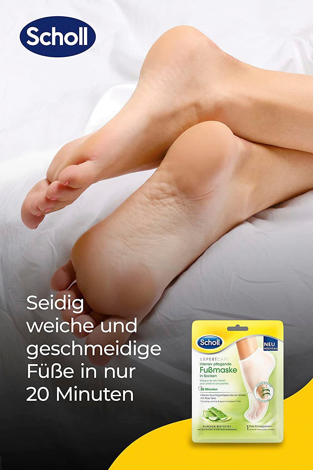 Scholl Fußmaske ExpertCare, mit Aloe Vera in Socken intensiv pflegend