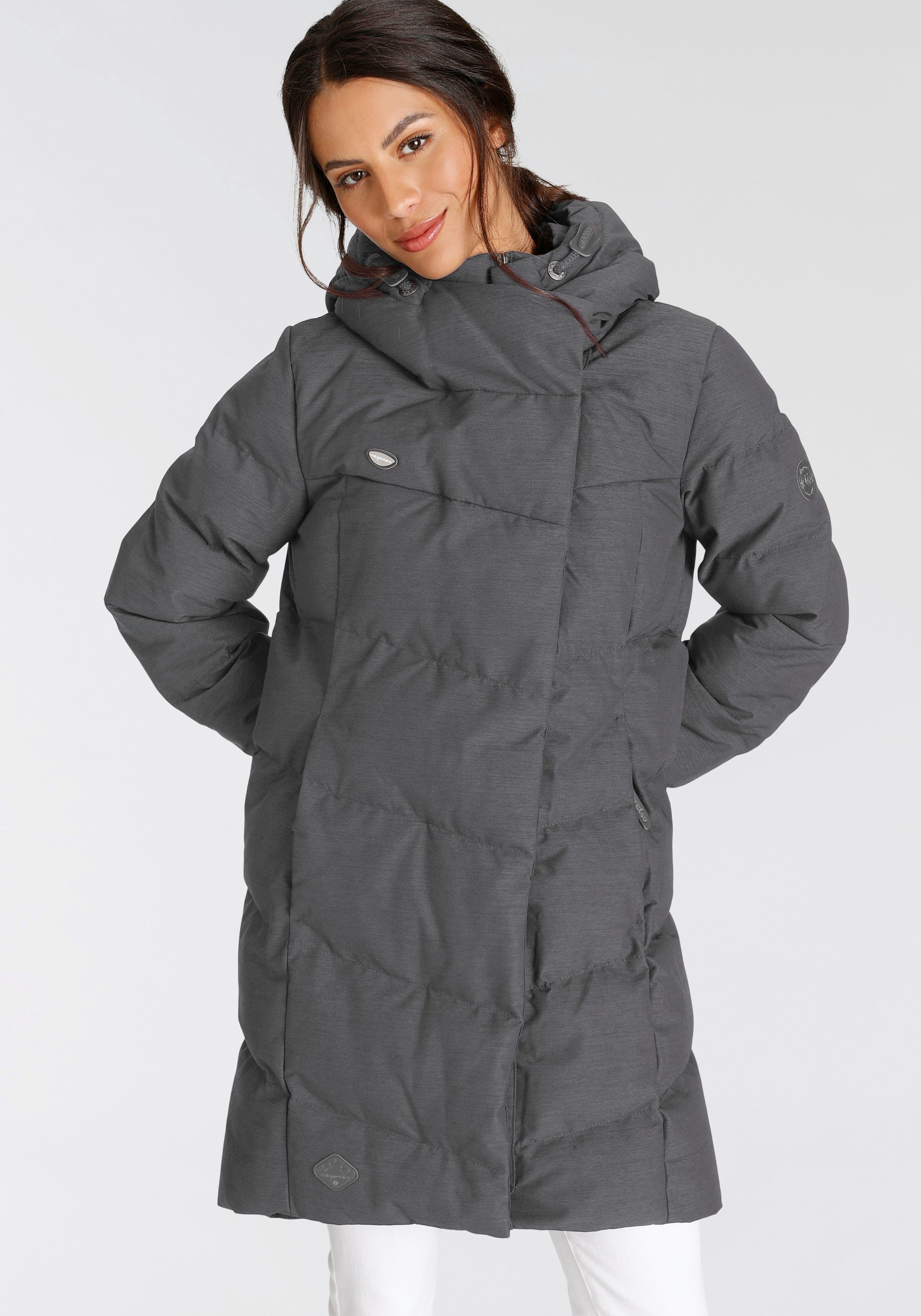 Ragwear Steppjacke PAVLINNA O stylischer, gesteppter Winterparka mit Kapuze