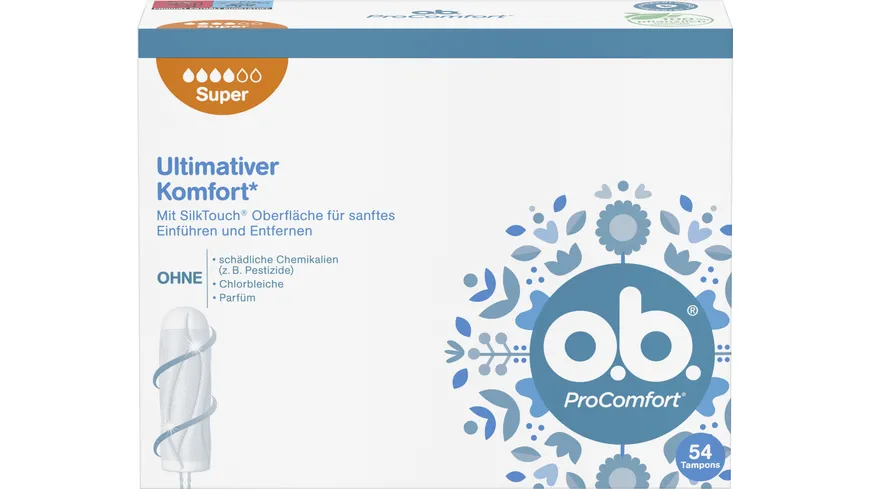 O.B. Tampons ProComfort Super 54er