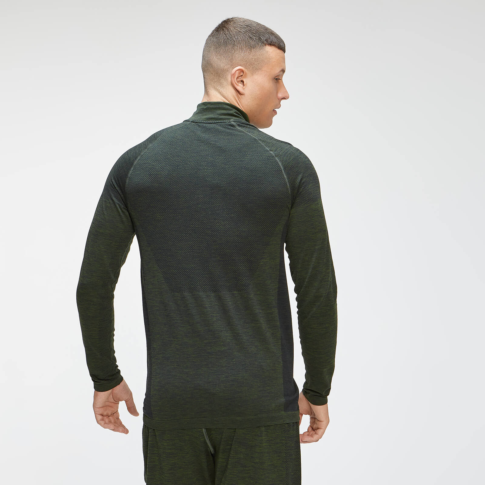 MP Men's Seamless 1/4 Zip - Vine Leaf Marl
