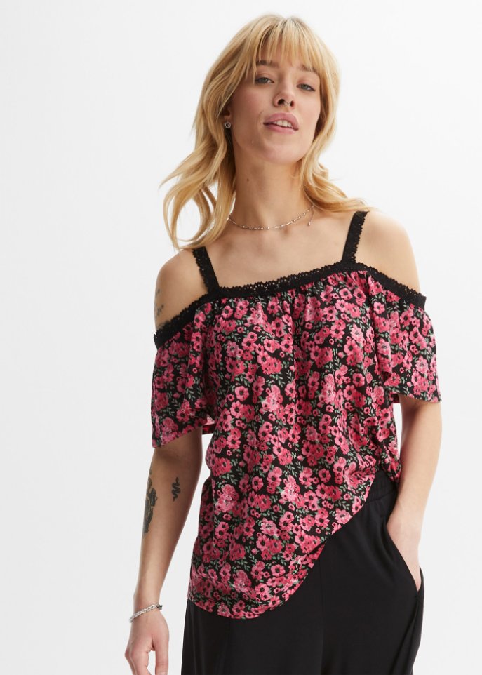 Shirt mit Cold-Shoulder