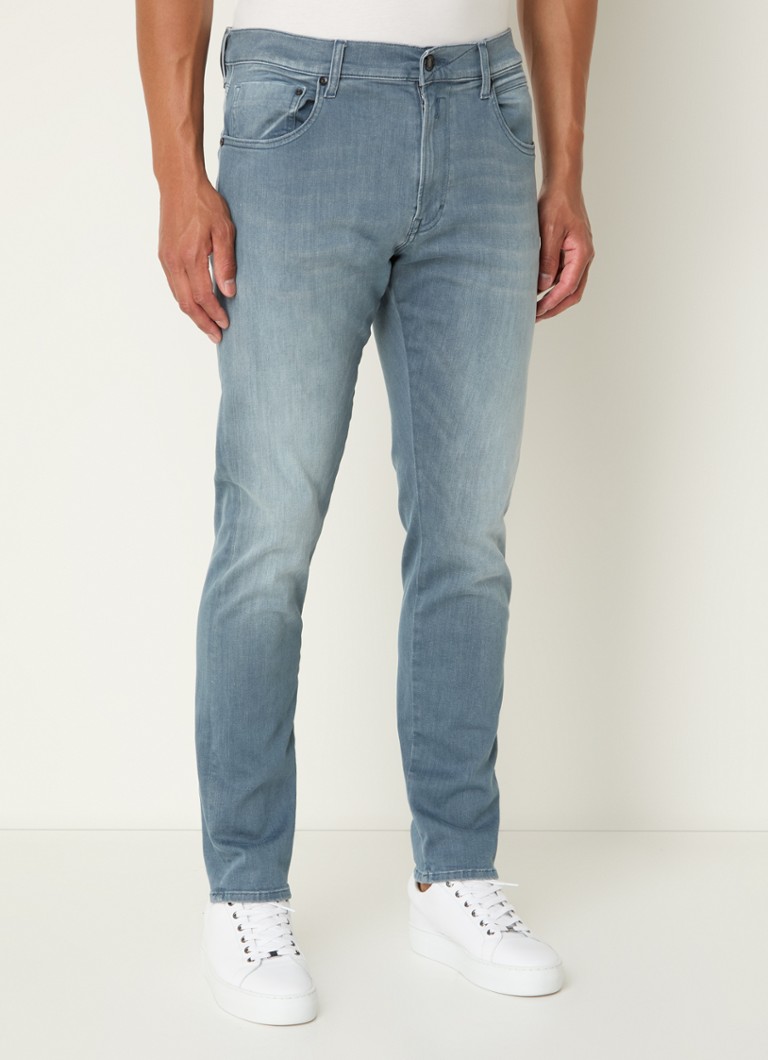Replay Mickym tapered fit jeans with colored wash