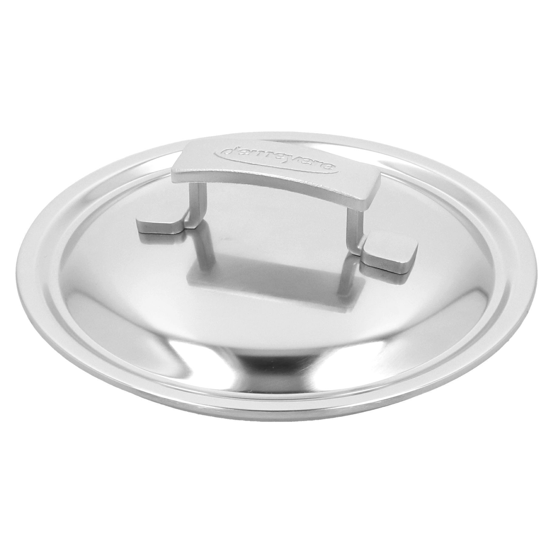 Stieltopf mit Deckel 18 cm, 18/10 Edelstahl, Silber