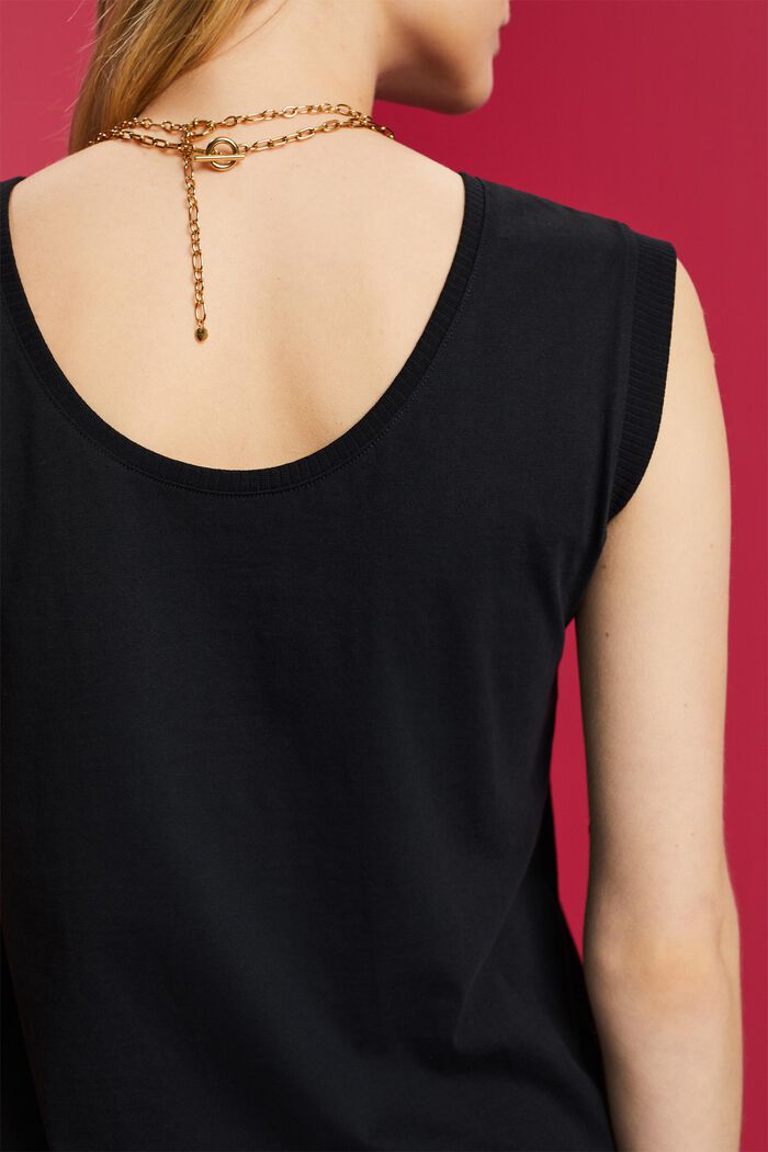 Tanktop in Cropped-Länge, 100 % Baumwolle