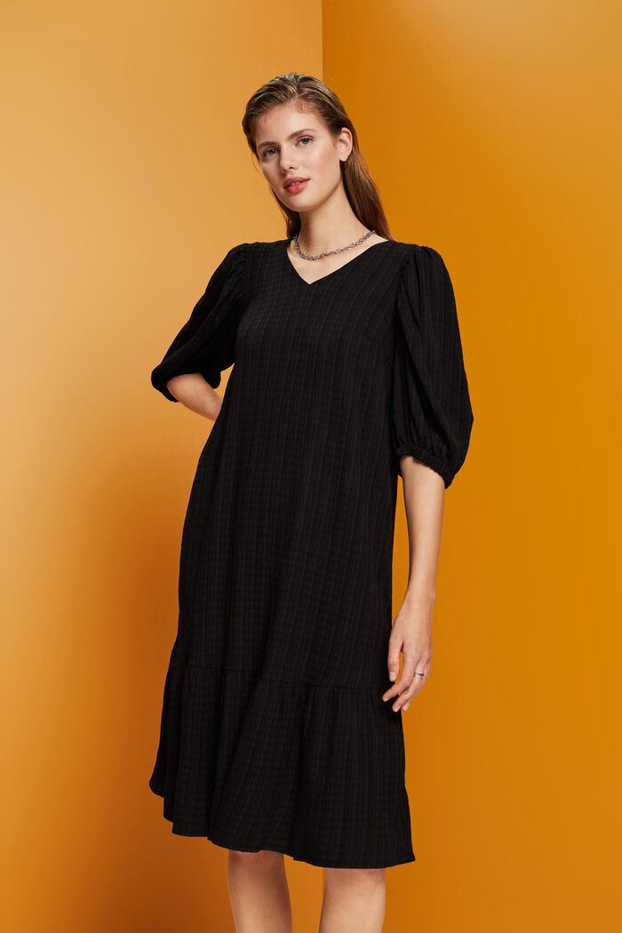 Strukturiertes Midikleid