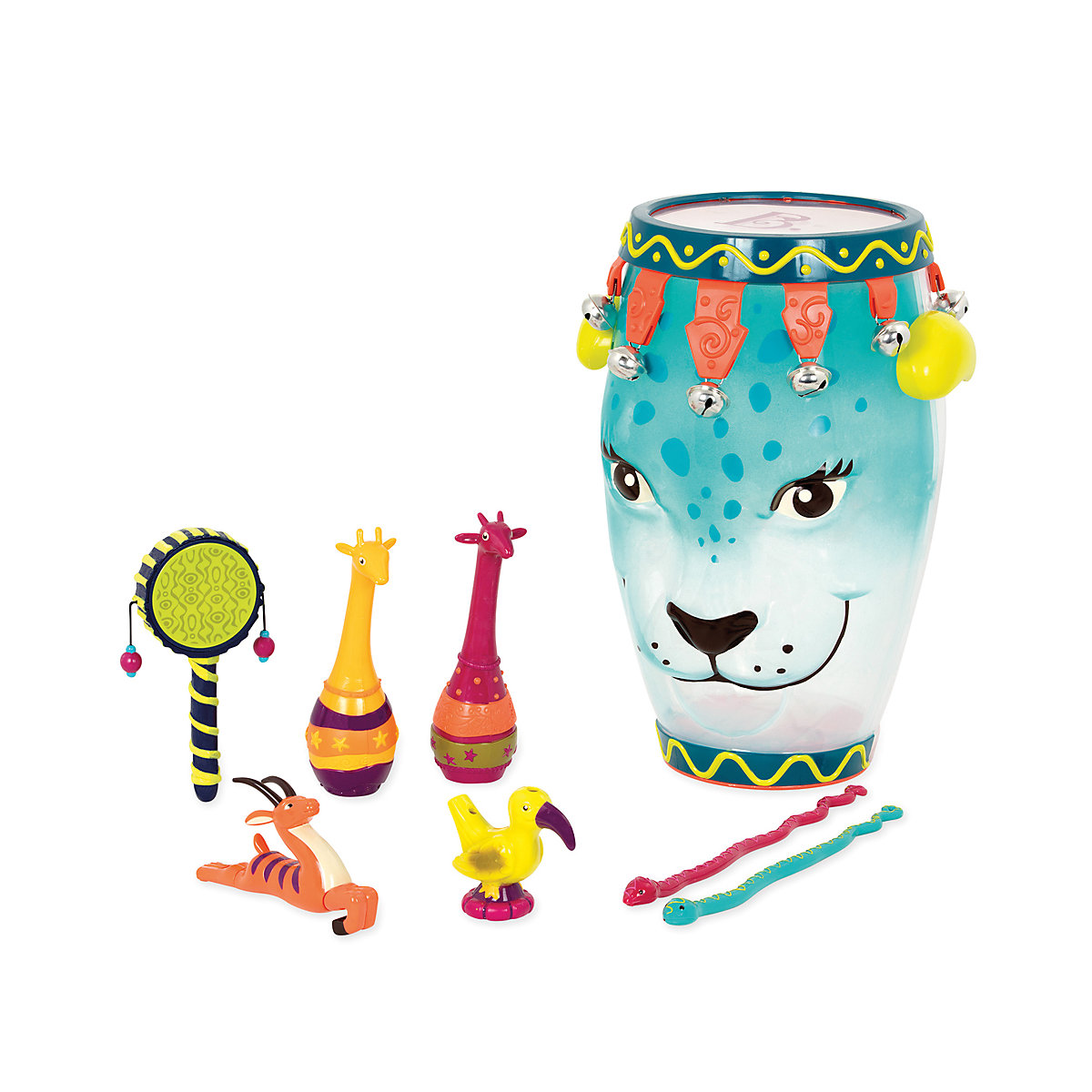 B. Jungle Drum - Trommel mit Instrumenten