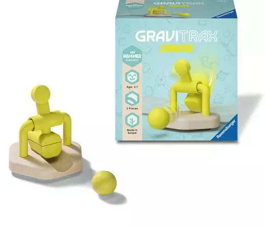 GraviTrax Junior Element Hammer - Kugelbahn-Erweiterung für Kinder ab 3 Jahren