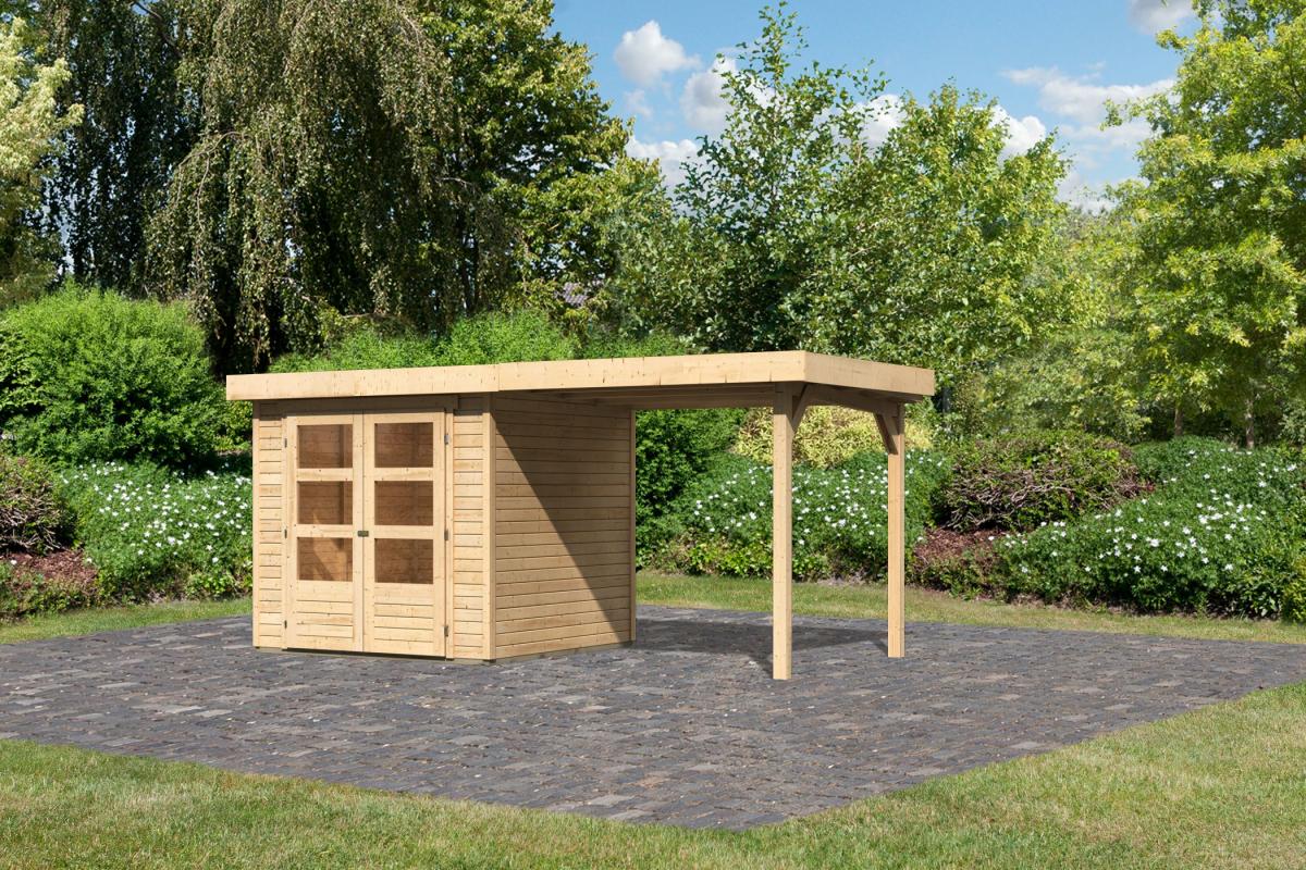 Woodfeeling Gartenhaus Ekenis 2 naturbelassen