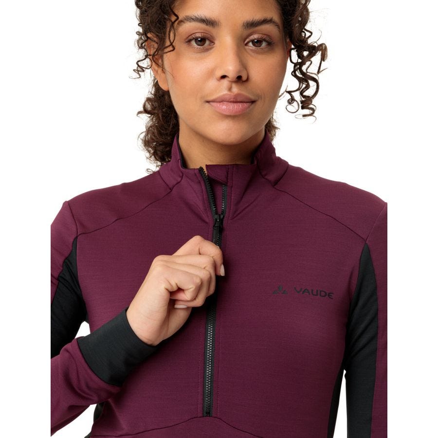 Kuro Fahrrad Half Zip Langarmshirt Damen