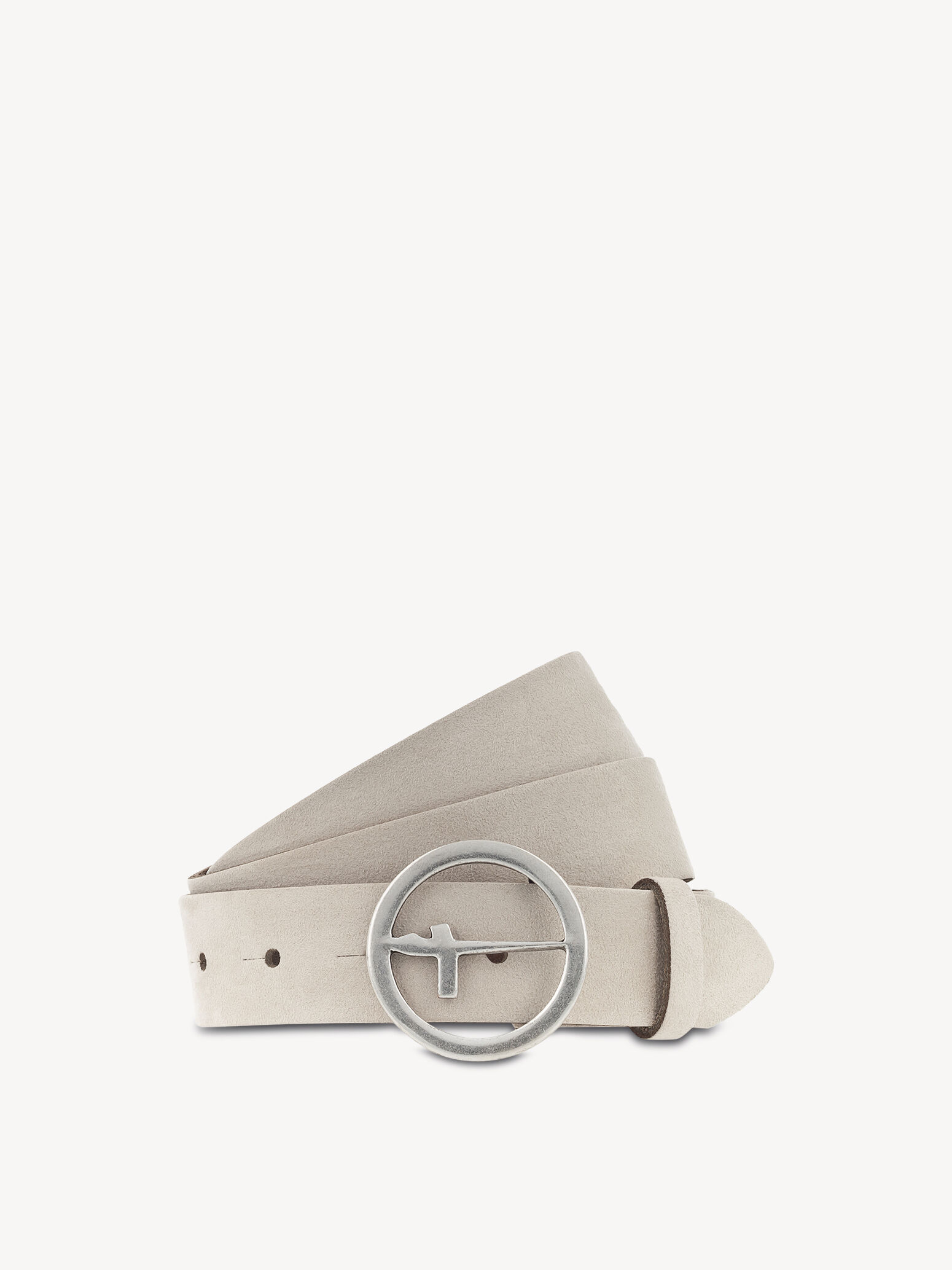 Ceinture en cuir - beige