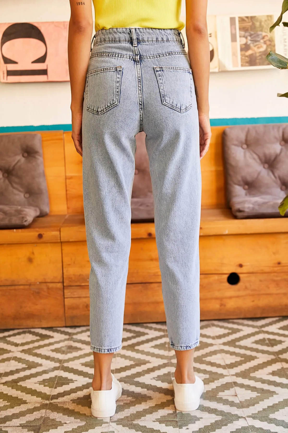 Olalook  Jeans - Blau - Straight