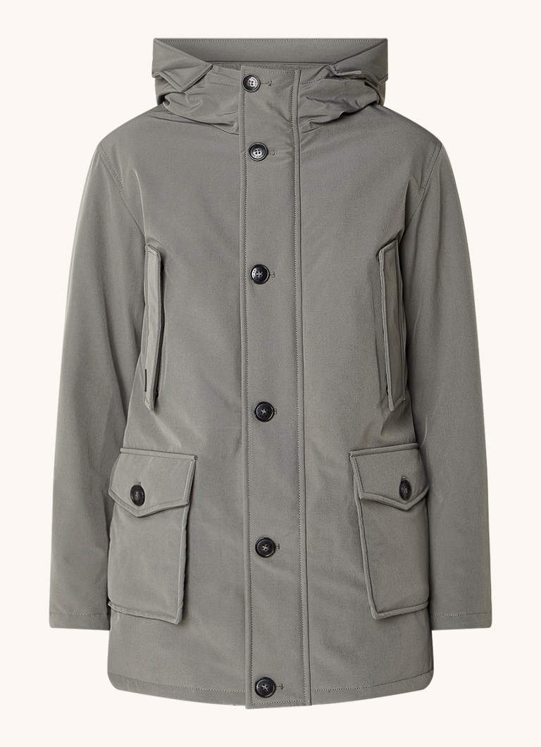 Airforce Maxwell padded jacket with flap pockets