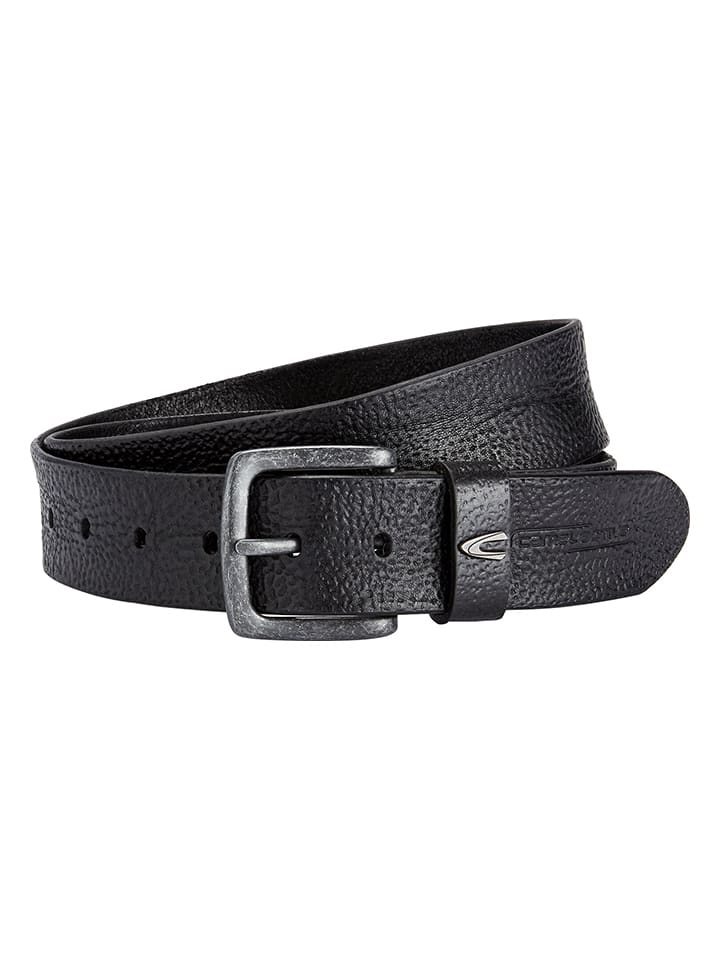 Camel Active Leder-Gürtel in Schwarz günstig kaufen